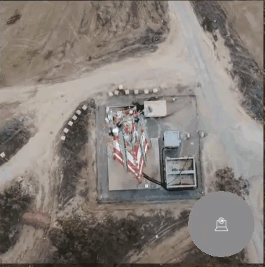 A drone drops an improvised explosive device (IED) on a military communication tower. Source: video from Hamas posted on Telegram.