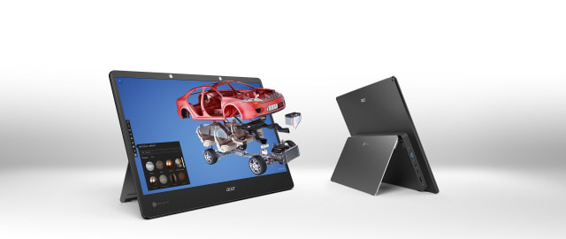 The Acer SpatialLabs View Pro stereoscopic 3D display. (Source: Acer.)