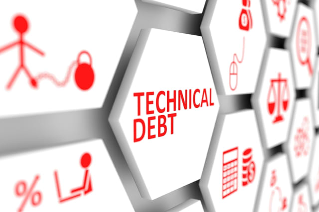 Technical debt can either be an enabler or a barrier to innovation when not continuously managed—just like a financial debt. (Image: Bigstock.)