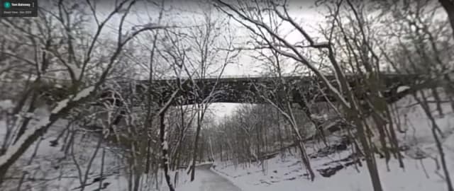 Fern Hollow Bridge before collapse. Picture from Google maps posted on Eng-Tips.com