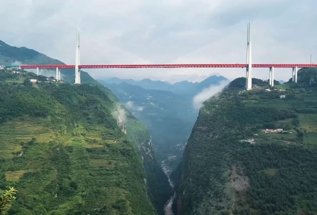 The Duge Bridge is the highest bridge in the world.