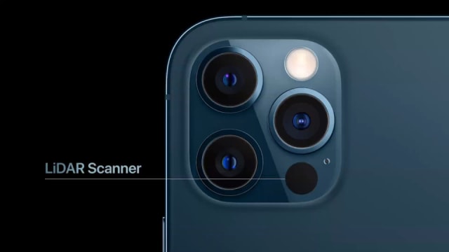 The fifth eye. LiDAR scanner on the iPhone 12 Pro and later iPhones. (Picture courtesy of magicplan)