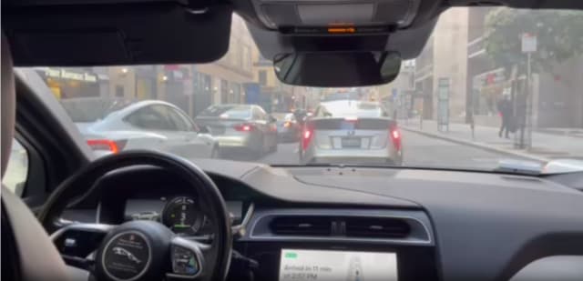 Look, no hands. No driver, either. A Waymo in rush hour San Francisco traffic was flawless.