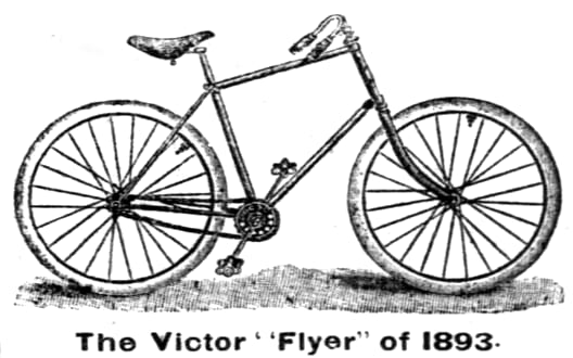 Was this the first diamond frame bicycle? CAD and generative design were not in the picture. (Imagecourtesy of Wikipedia.)