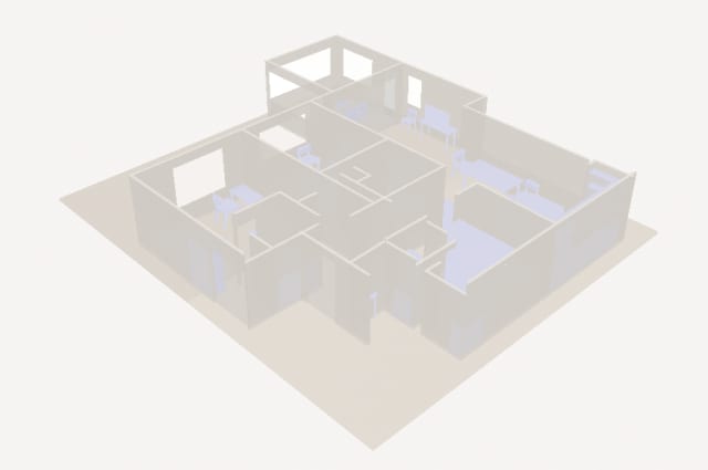 Apartment floor plan. (Picture courtesy of Polycam)