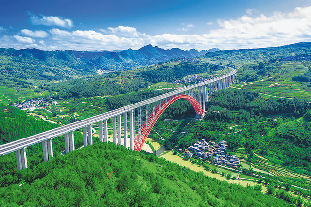 Despite the massive economic growth in Guizhou, the government is struggling to pay back the massive debt created to construct the bridges.