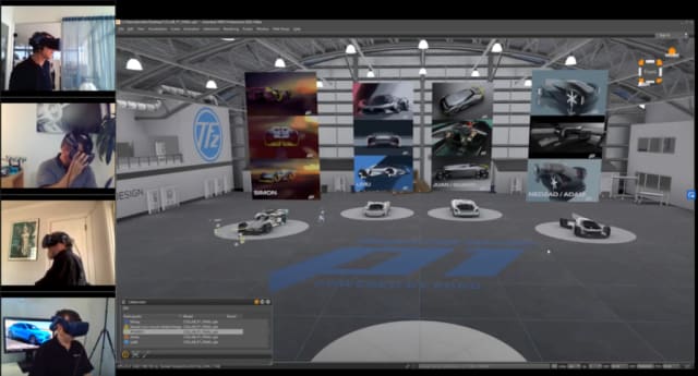 Ford's design review in virtual space.(Picture courtesy of Autodesk.)