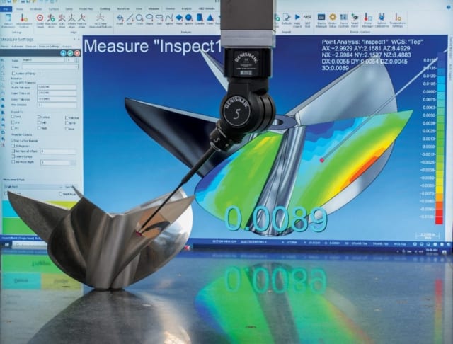 Software drives workflows and ensures repeatable process control. Select your software first, then decide the type and brand of CMM you need for measurement and data collection. (Image: Verisurf.)