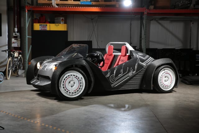 The Strati, the world's first 3D-printed car. (Image courtesy of Local Motors.)