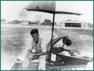 Archie League was the first air traffic controller in St. Louis Municipal Airport in 1920. Image: Wikipedia